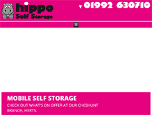 Tablet Screenshot of hipposelfstorage.com